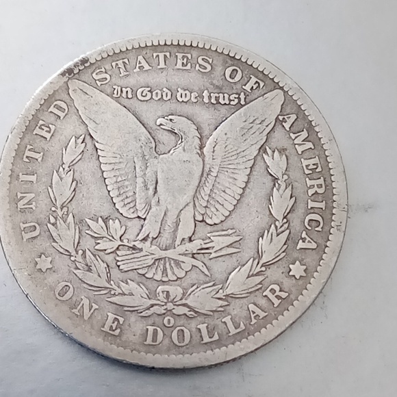 1885o Morgan dollar silver - Picture 2 of 2